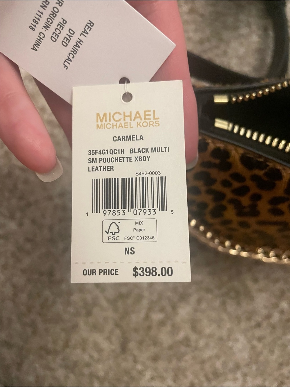 Michael Kors Cheetah Crossbody - Picture 3 of 3